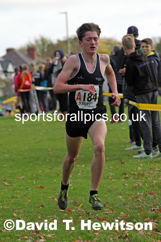 Mens under-17s Northern Cross Country Relays, Graves Park, Sheffield. Photo: David T. Hewitson/Sports for All Pics